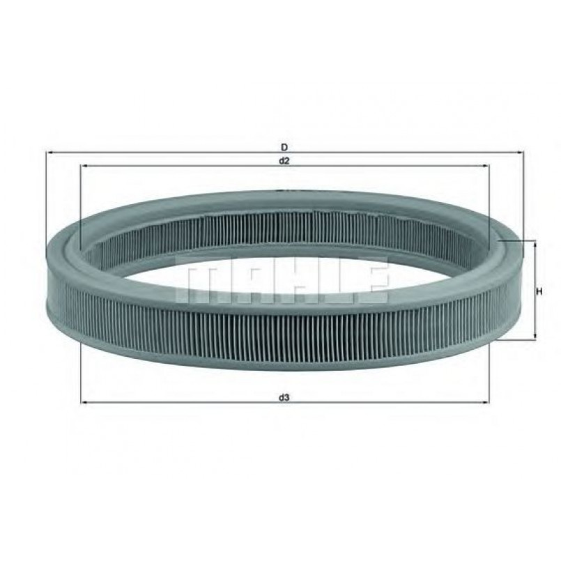 LX332 Фільтр повітря (KNECHT)