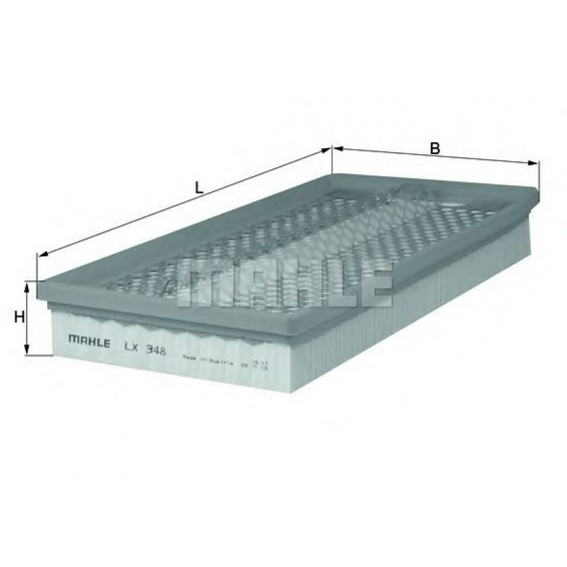 LX348 Фільтр повітря (KNECHT)