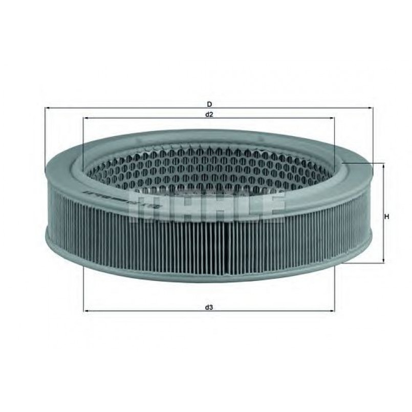 LX354 Фільтр повітря (KNECHT)