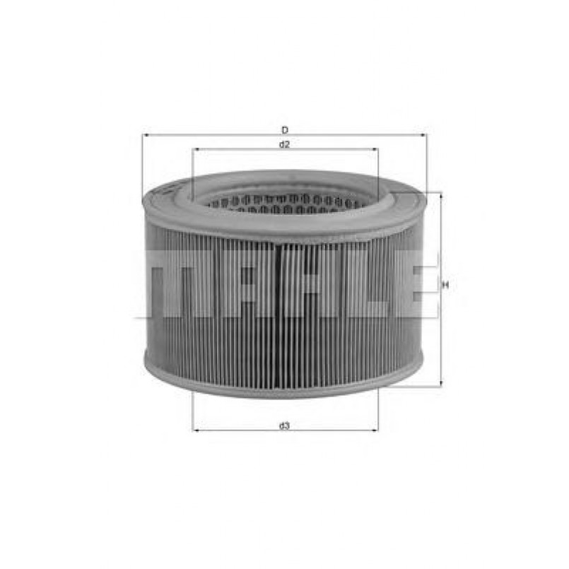 LX446 Фільтр повітря (KNECHT)