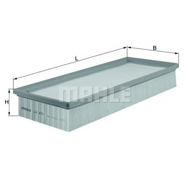LX472 Фільтр повітря (KNECHT)
