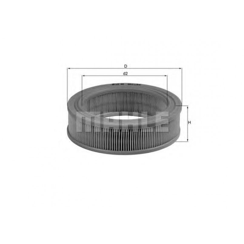LX48 Фільтр повітря (KNECHT)