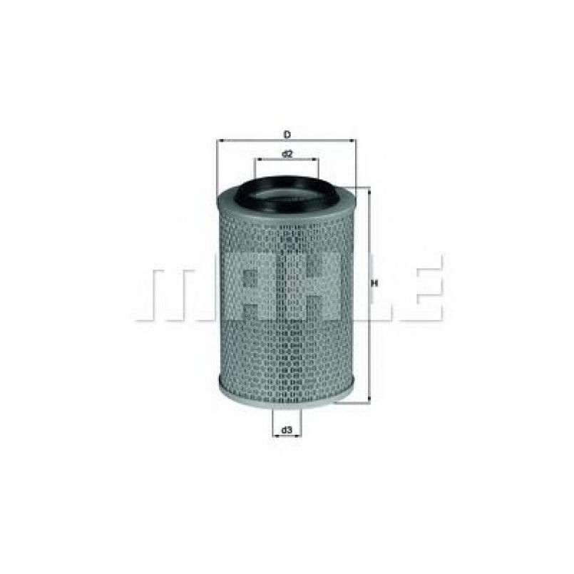 LX496 Фільтр повітря (KNECHT)