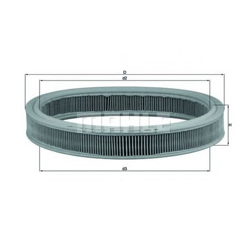 LX527 Фільтр повітря (KNECHT)