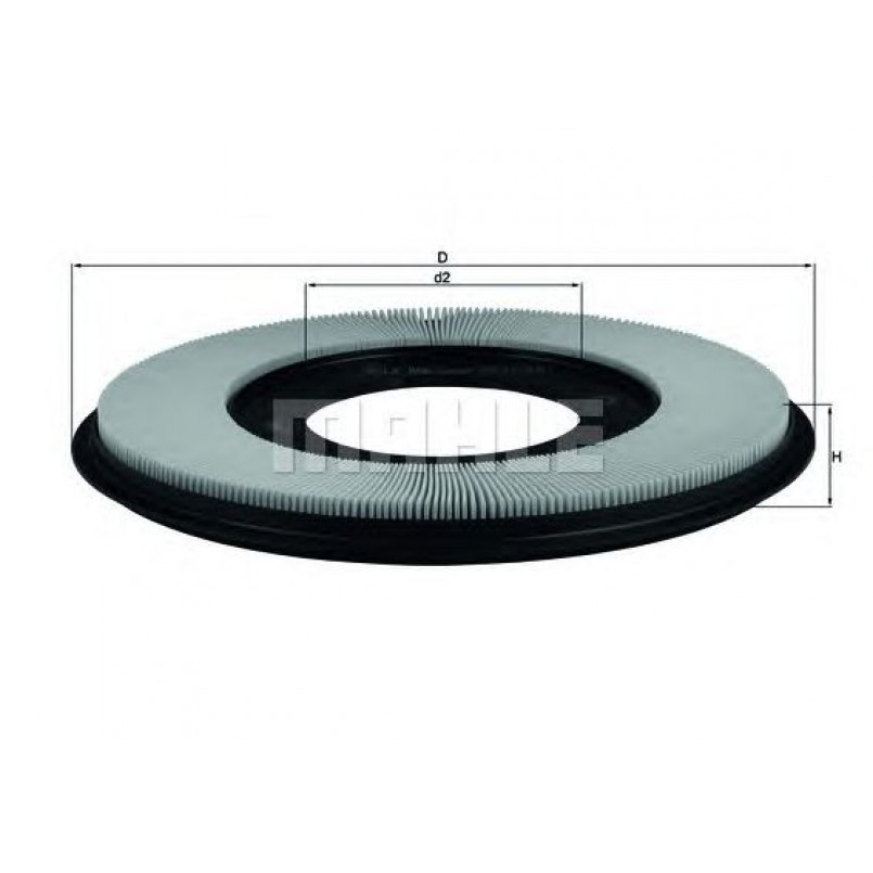 LX556 Фільтр повітря (KNECHT)
