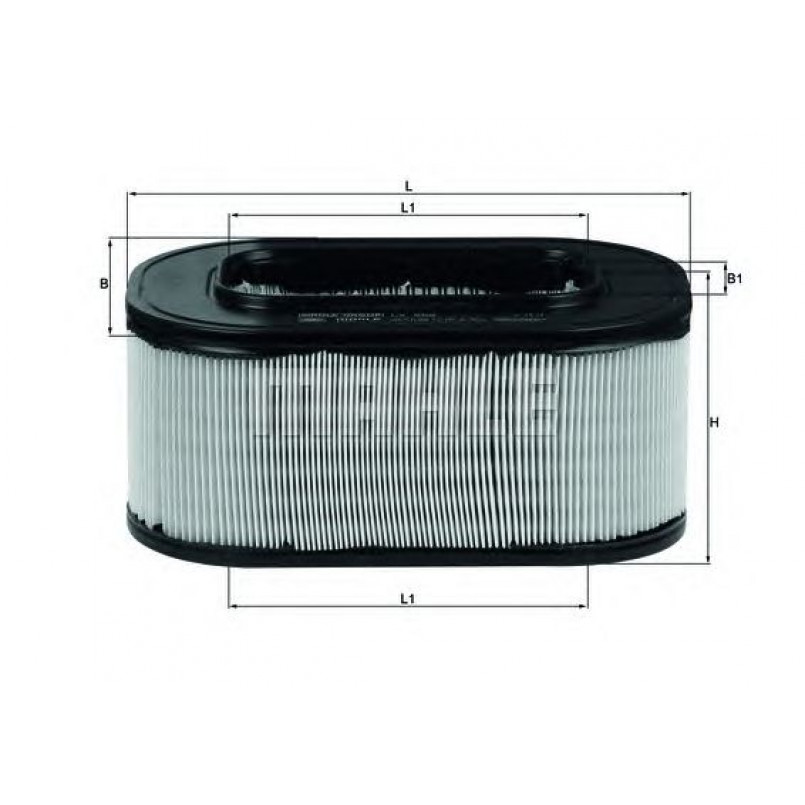 LX558 Фільтр повітря (KNECHT)