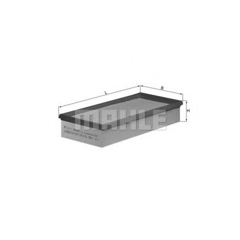 LX583 Фільтр повітря (KNECHT)