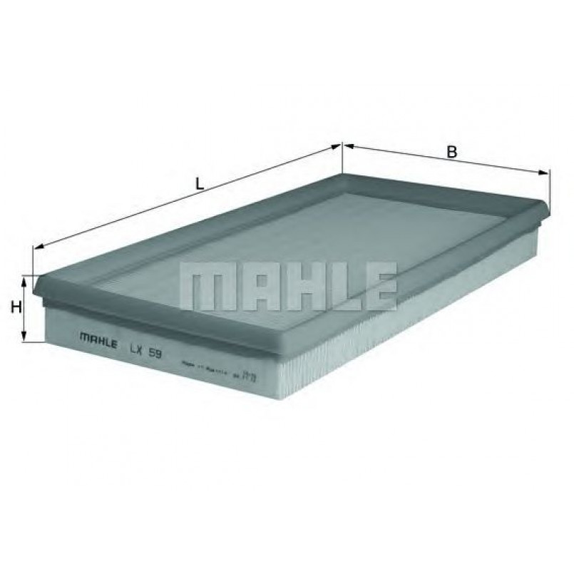 LX59 Фільтр повітря (KNECHT)