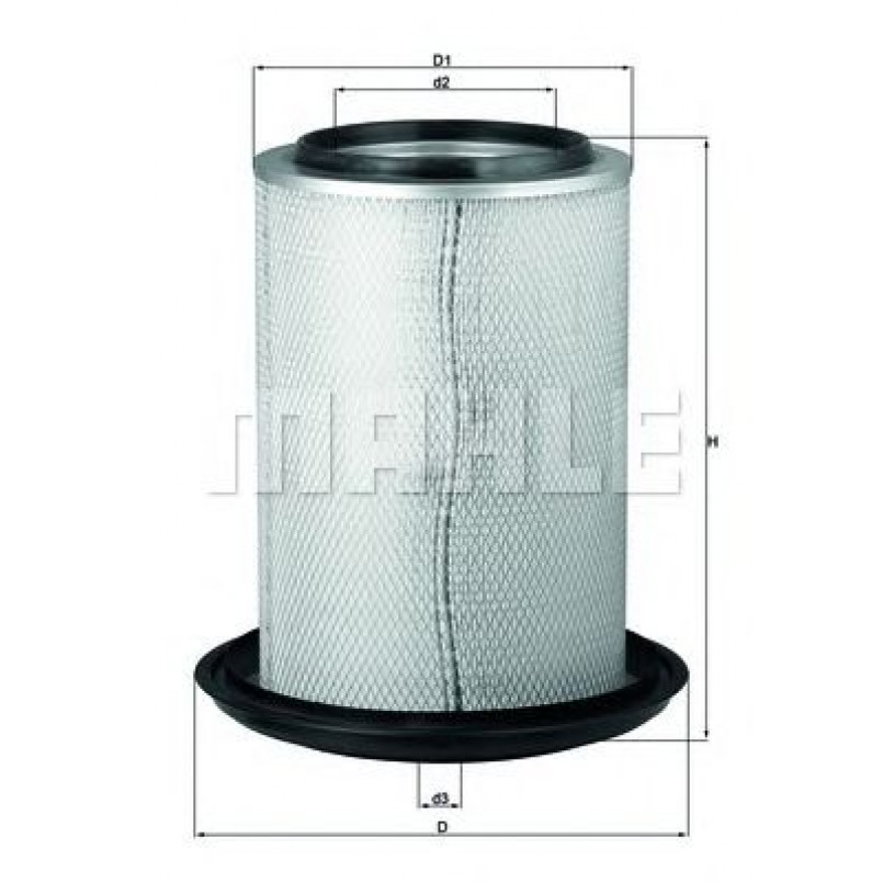 LX607 Фільтр повітря (KNECHT)