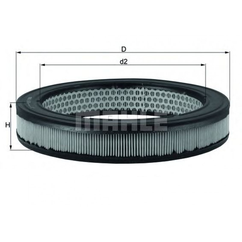 LX630 Фільтр повітря (KNECHT)