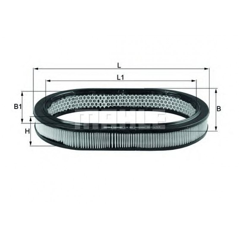 LX64 Фільтр повітря (KNECHT)