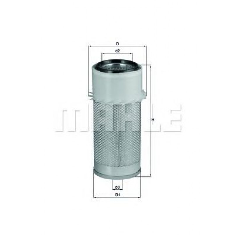 LX649 Фільтр повітря (KNECHT)