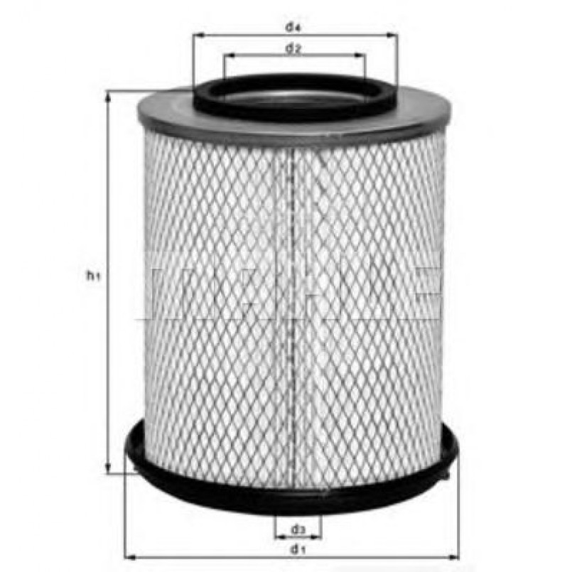 LX656 Фільтр повітря (KNECHT)
