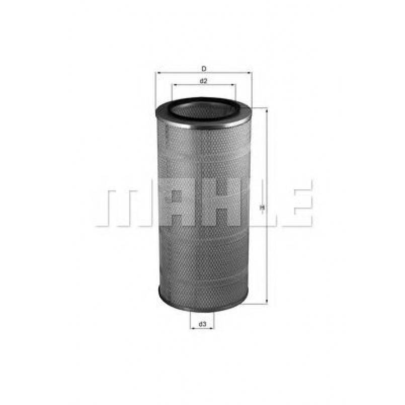 LX658 Фільтр повітря (KNECHT)