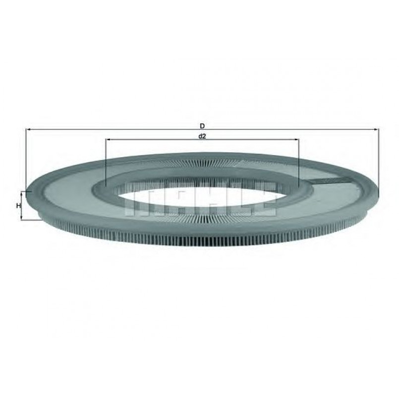 LX66 Фільтр повітря (KNECHT)