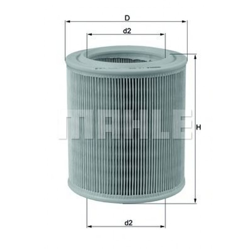 LX706 Фільтр повітря (KNECHT)