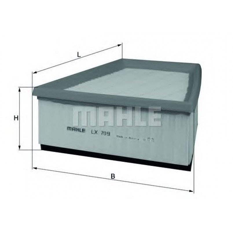 LX709 Фільтр повітря (KNECHT)