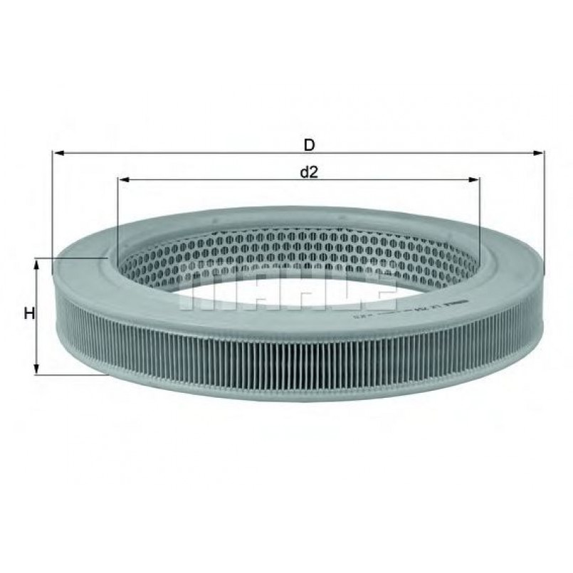 LX754 Фільтр повітря (KNECHT)