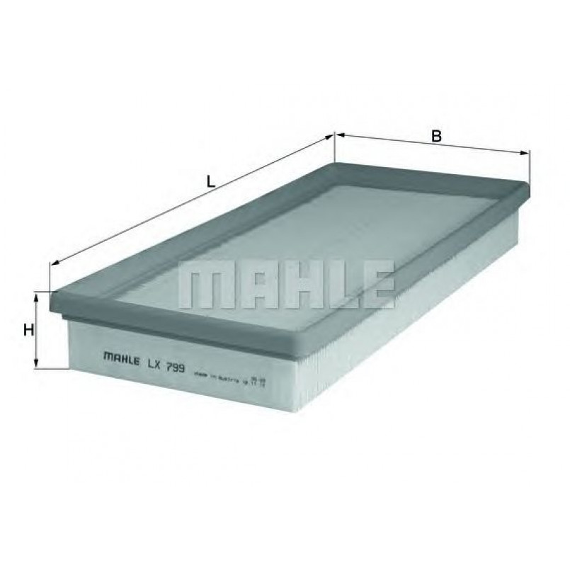 LX799 Фільтр повітря (KNECHT)