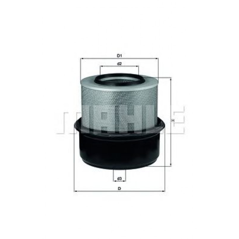 LX80 Фільтр повітря (KNECHT)