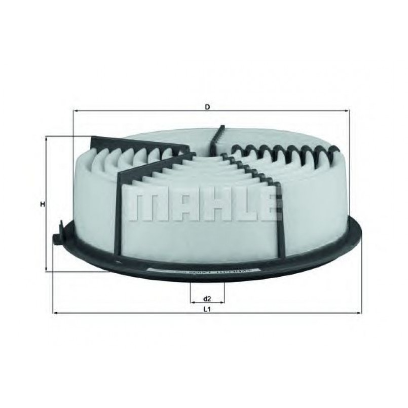 LX835 Фільтр повітря (KNECHT)
