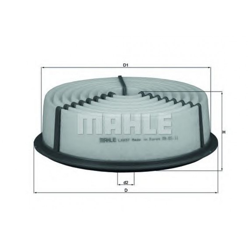 LX837 Фільтр повітря (KNECHT)