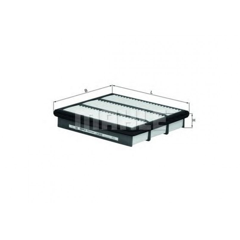 LX839 Фільтр повітря (KNECHT)