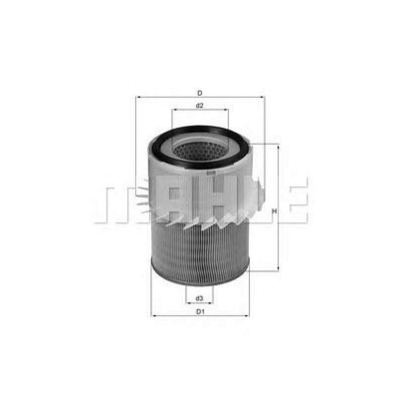 LX878 Фільтр повітря (KNECHT)
