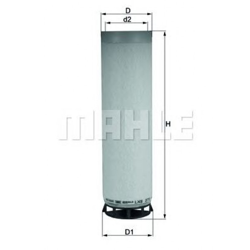 LXS272 Фільтр повітря (KNECHT)