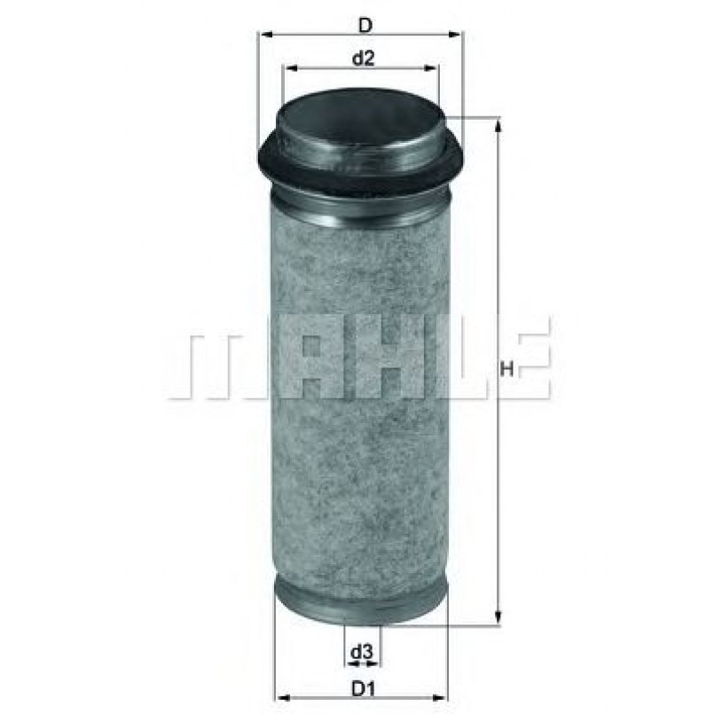 LXS61 Фільтр повітря (KNECHT)