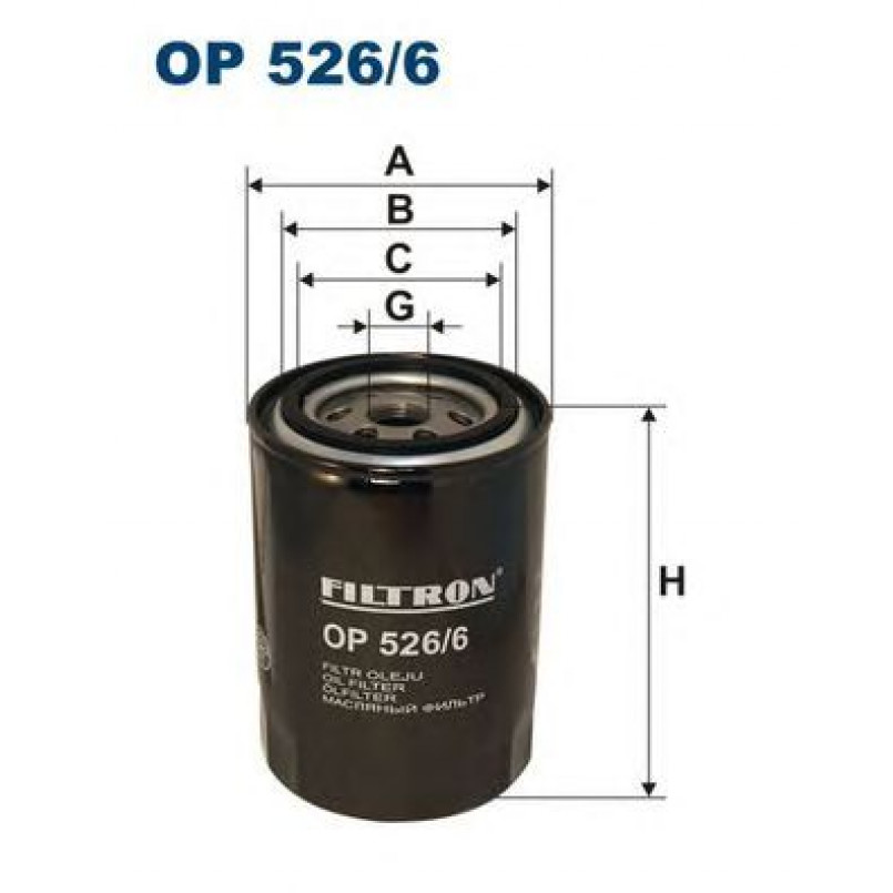 FILTRON OP526/6 Фільтр масла