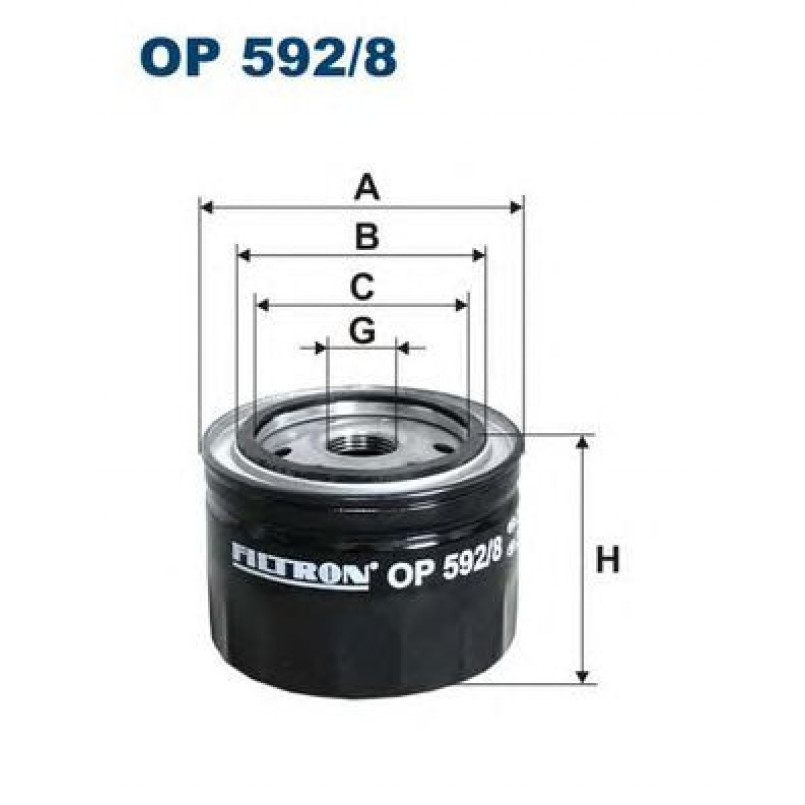FILTRON OP592/8 Фільтр масла