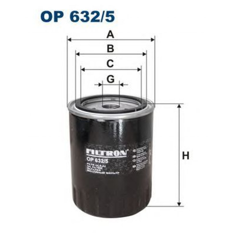 FILTRON OP632/5 Фільтр масла