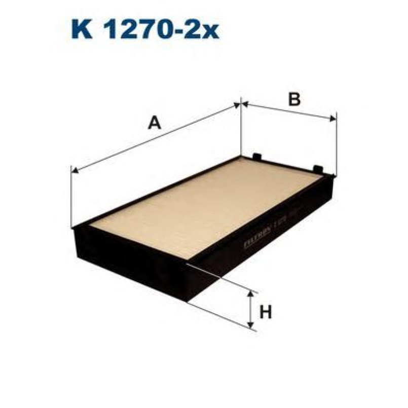 FILTRON K1270-2x Фільтр салону