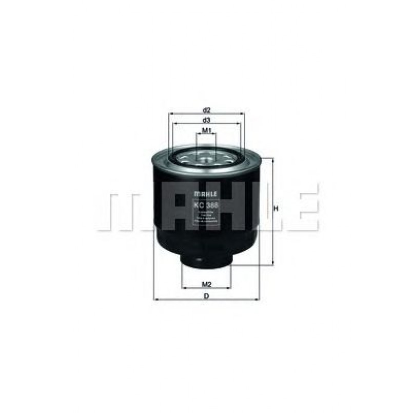 KC388D Фільтр палива (MAHLE)