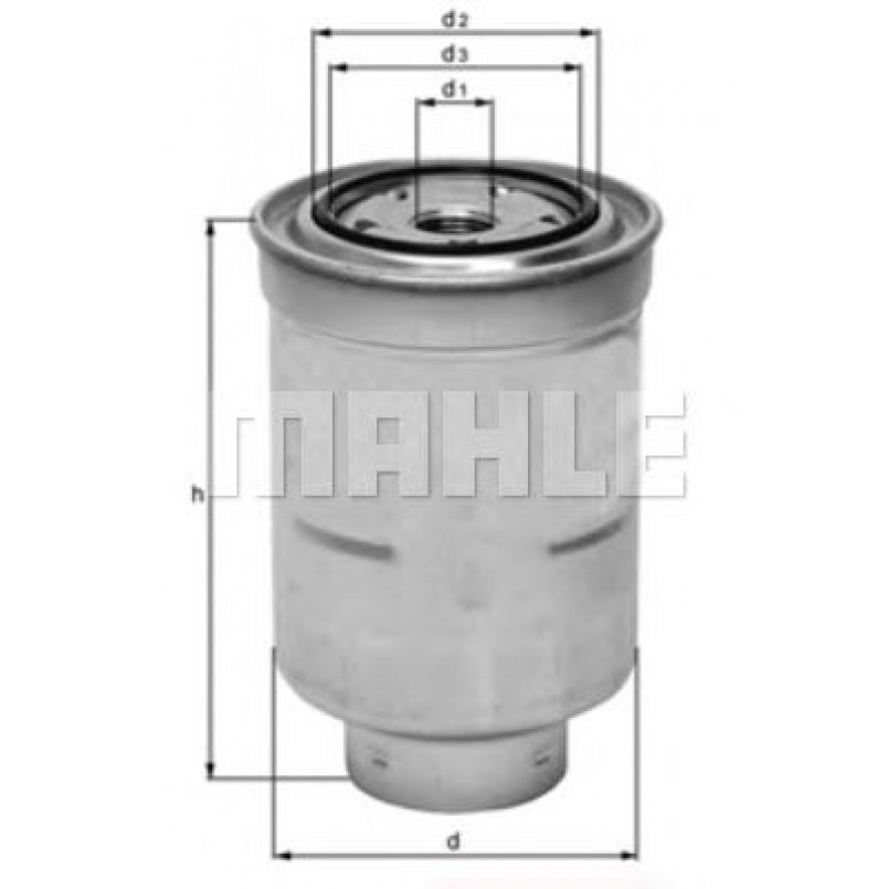 KC389 Фільтр палива (MAHLE)