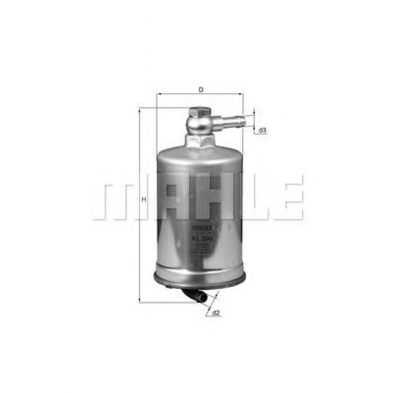 KL599 Фільтр палива (MAHLE)