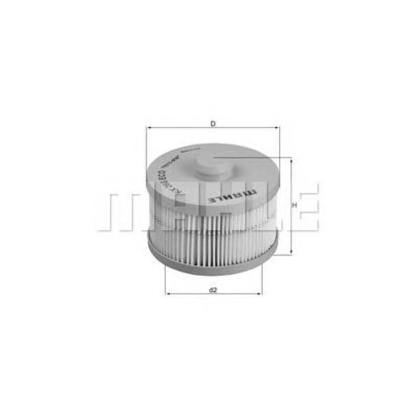 KX266D Фільтр палива (MAHLE)