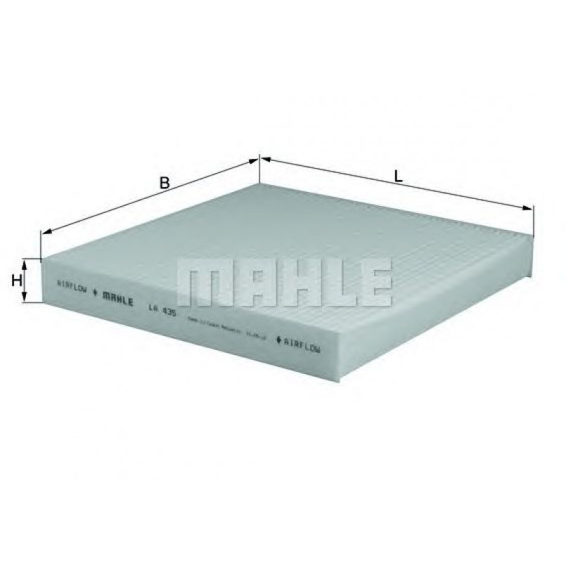 LA435 Фільтр салону (MAHLE)