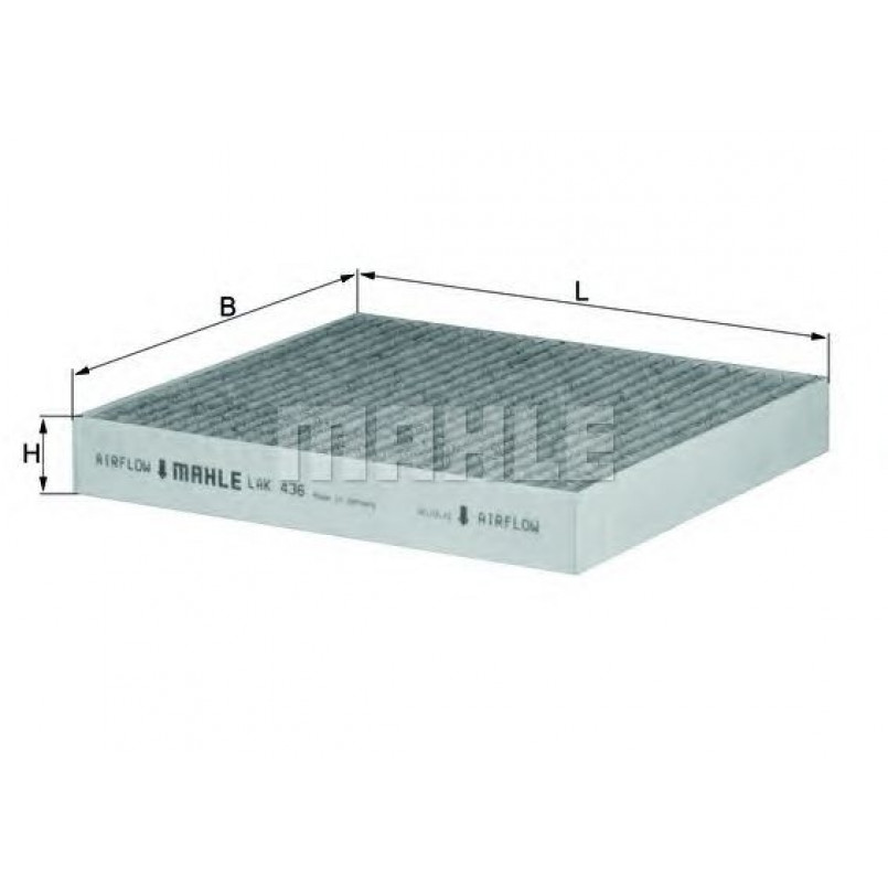 LAK436 Фільтр салону (MAHLE)