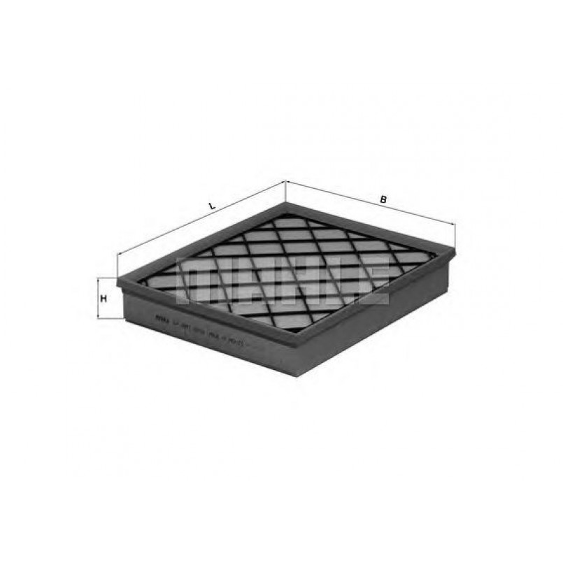 LX2641 Фільтр повітря (MAHLE)