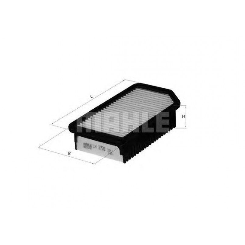 LX2739 Фільтр повітря (MAHLE)