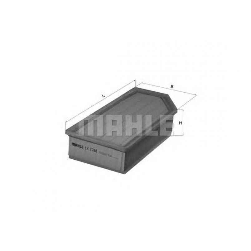 LX2788 Фільтр повітря (MAHLE)