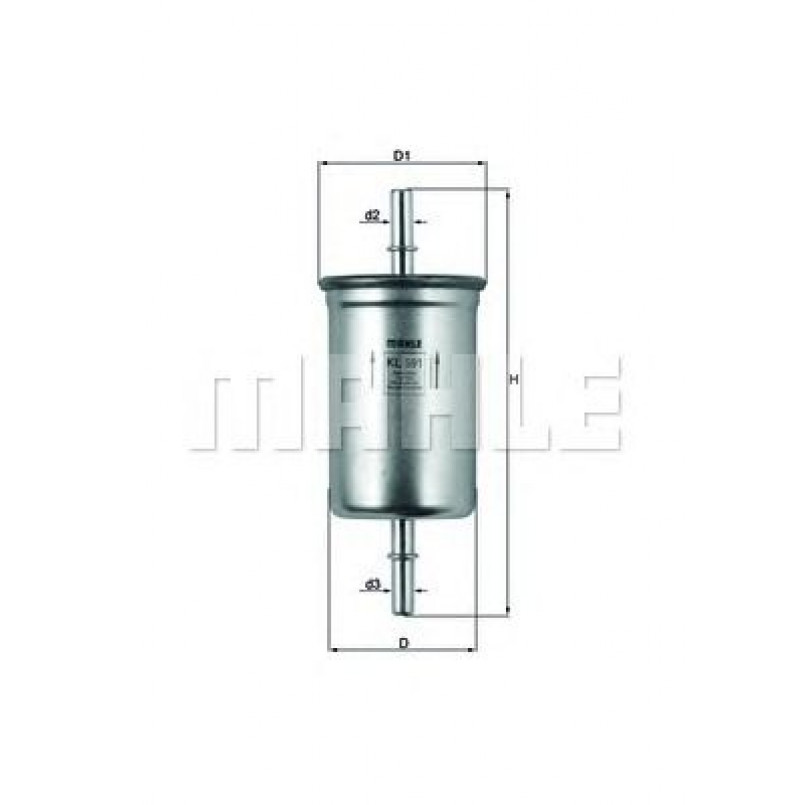 KL591 Фільтр палива (MAHLE)