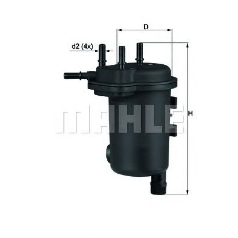 KL632D Фільтр палива (MAHLE)