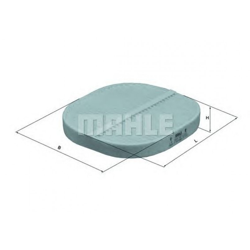 LA166 Фільтр салону (MAHLE)