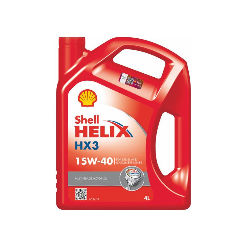 SHELL Helix HX3 15W-40, 4L (x4) олива моторна
