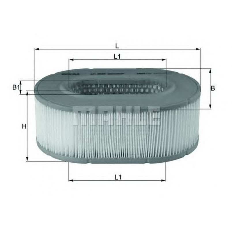 LX2535 Фільтр повітря (KNECHT)