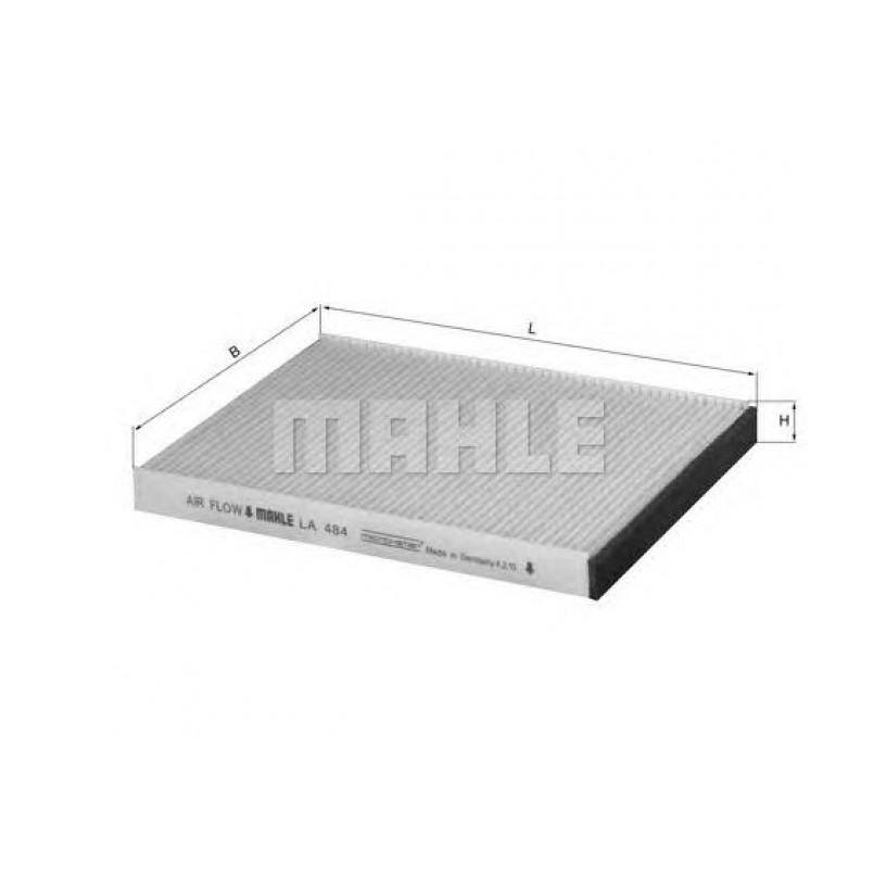 LA484 Фільтр салону (MAHLE)