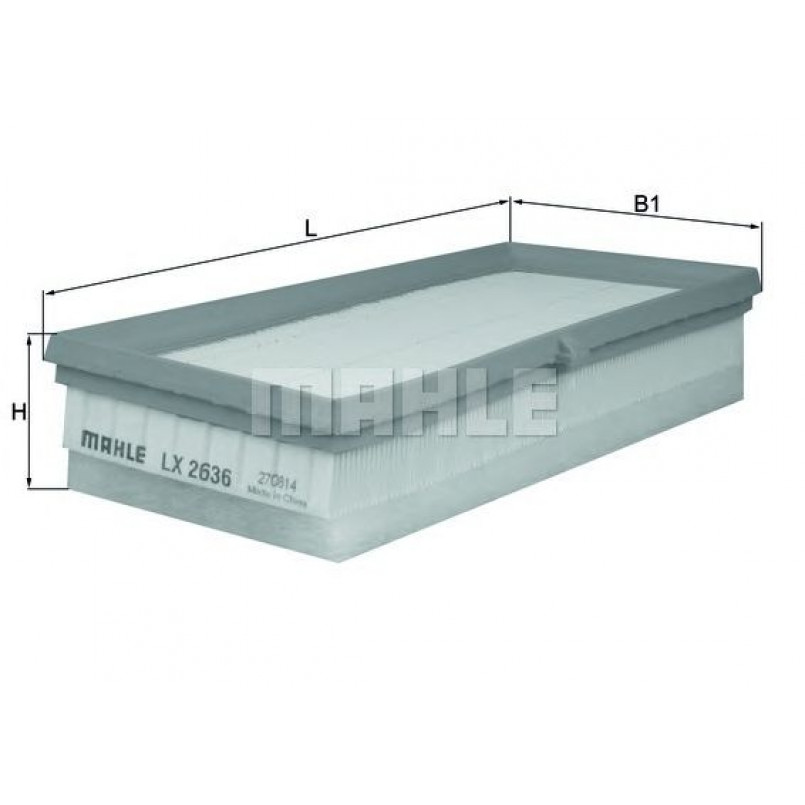 LX2636 Фільтр повітря (MAHLE)